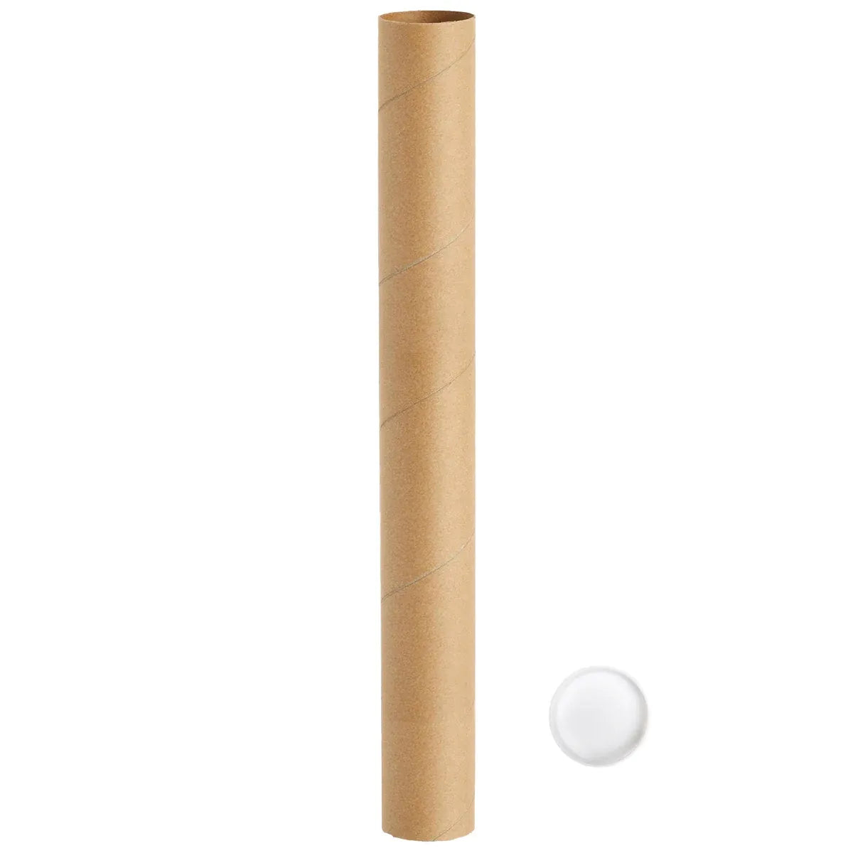 10PCS Round Kraft Paper Storage Tubes Cardboard Poster Document Shipping Tube - 90cm
